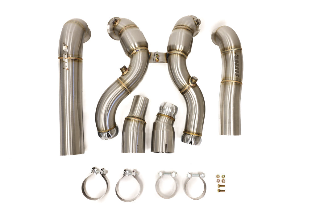 ARM Motorsports 3.5" Catted Downpipes - Mercedes AMG GT / GTC / GTS / GTR (C190) 2015-2023