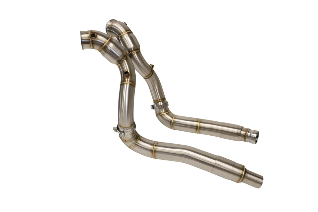 ARM Motorsports 3.5" Catted Downpipes - Mercedes AMG GT / GTC / GTS / GTR (C190) 2015-2023