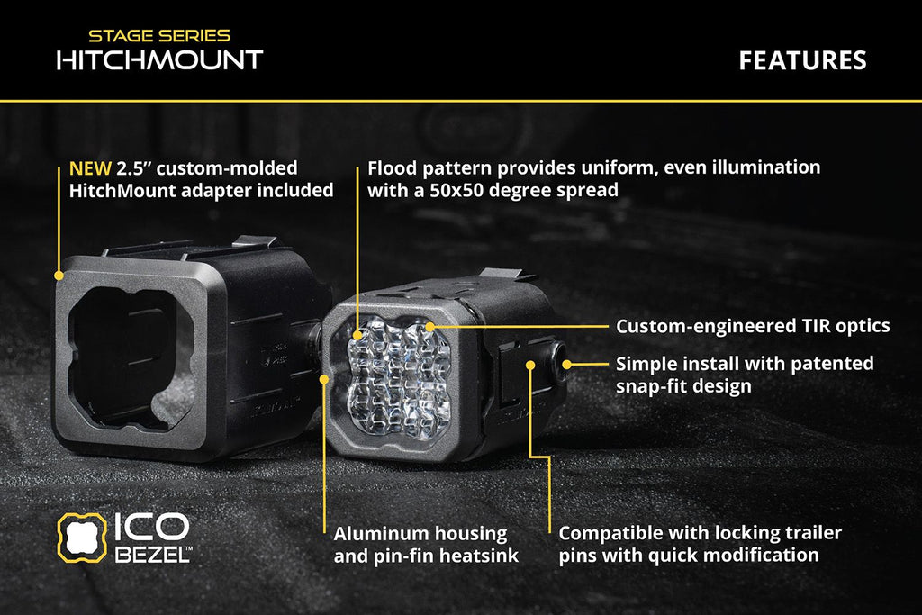 Diode Dynamics C1 HitchMount LED Pod 4-Pin Reverse Kit