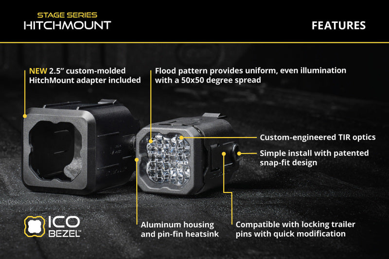 Diode Dynamics C1R HitchMount LED Pod 4-Pin Reverse Kit