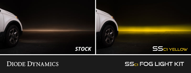 Diode Dynamics SSC1 White SAE LED Fog Light Kit - Nissan Armada 2021-2024