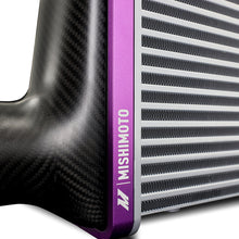 Load image into Gallery viewer, Mishimoto Universal Carbon Fiber Intercooler - Matte Tanks - 450mm Black Core - S-Flow - BL V-Band