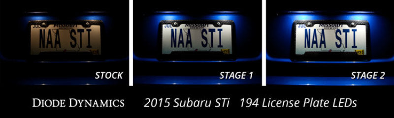 Diode Dynamics Stage 2 Blue Interior LED Conversion Kit - Subaru WRX / STi 2015-2021