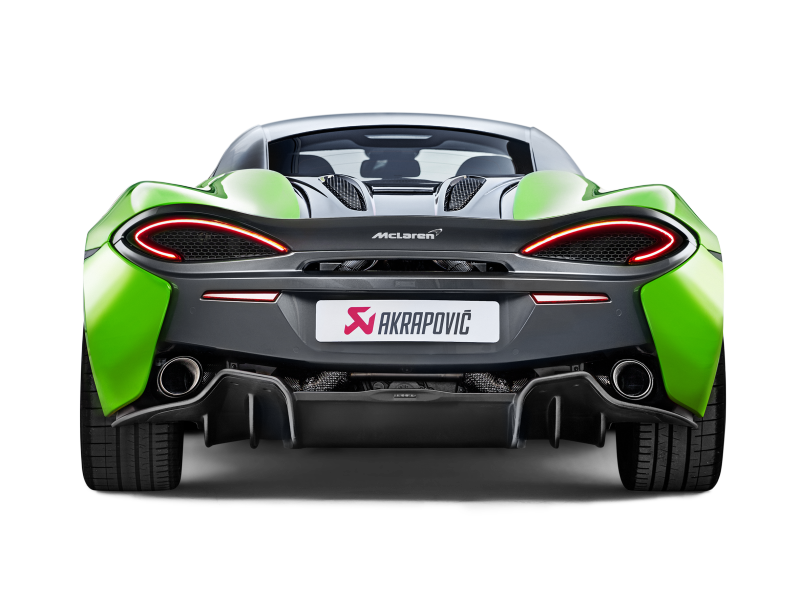 Akrapovic Titanium Slip-On Line Exhaust w/ Carbon Tips - McLaren 570S / 570S Spider / 570GT 2016-2020