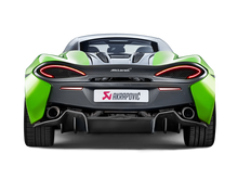 Load image into Gallery viewer, Akrapovic Titanium Slip-On Line Exhaust w/ Carbon Tips - McLaren 570S / 570S Spider / 570GT 2016-2020