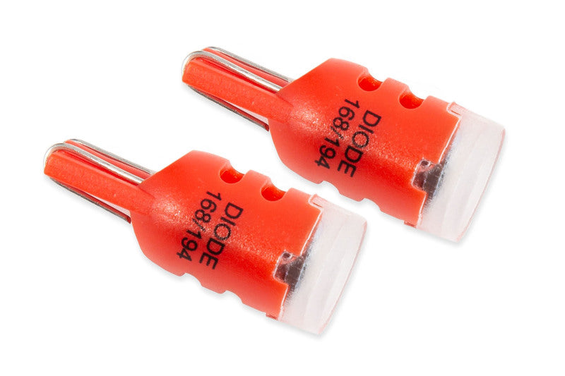 Diode Dynamics 194 LED Bulb HP3 LED [Red; Pair] - Universal