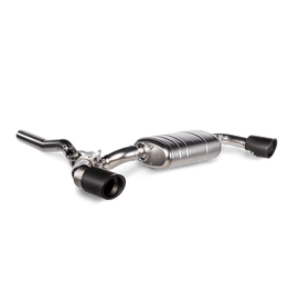 Akrapovic Titanium Slip-On Line Exhaust w/ Carbon Tips - BMW X2 M35i (F39) 2021-2023 / Mini Clubman JCW All4 (F54) 2020-2024
