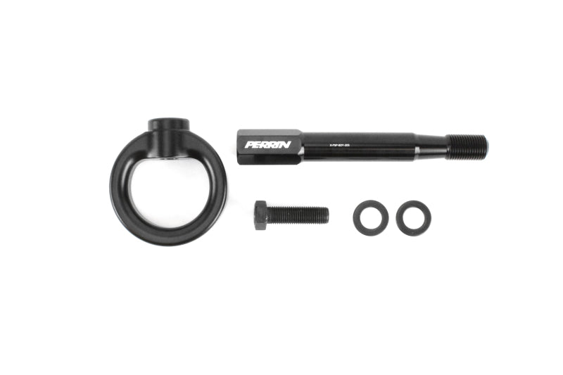PERRIN Black Front Tow Hook Kit - Subaru Forester (Incl. Hybrid / Wilderness) 2025+