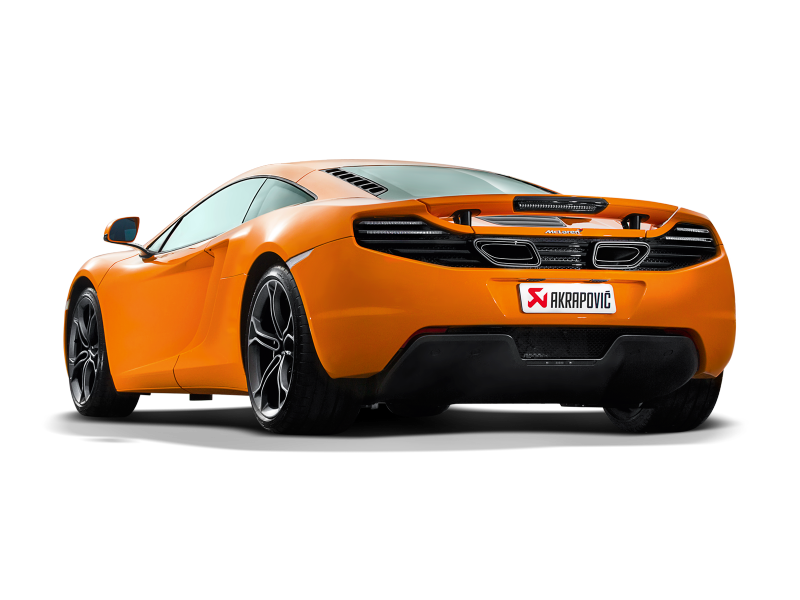 Akrapovic Titanium Slip-On Line Exhaust w/ Carbon Tips - McLaren MP4-12C/12C Spyder 2012-2014