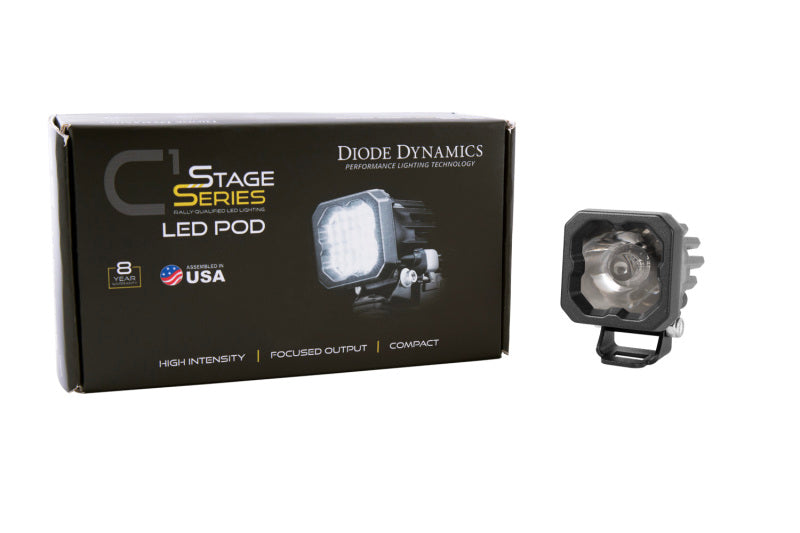 Diode Dynamics SSC1 White Spot Sport ABL LED Pod (Single) - Universal Fitment