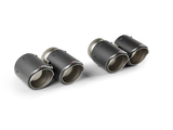 Akrapovic Round Carbon Fiber Tail Pipe Set - BMW M5 (G90/G99) 2025+