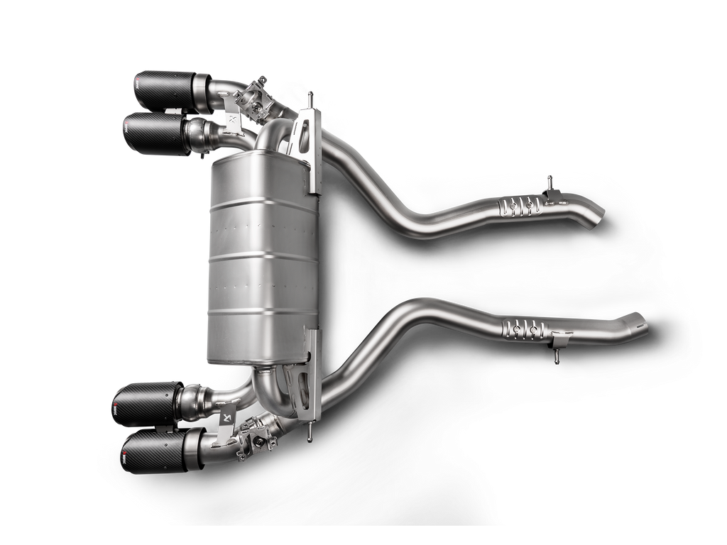 Akrapovic Titanium Slip-On Line Exhaust w/ Carbon Fiber Tips - BMW M2 Competition 2019-2021 / M2 CS 2020-2021 (F87N)