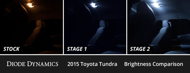 Diode Dynamics Stage 2 Interior LED Conversion Kit - Toyota Tundra 2014-2018