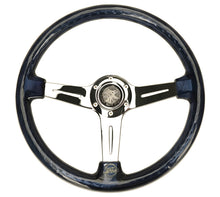 Load image into Gallery viewer, NRG Reinforced Steering Wheel (350mm / 2in. Deep) Matsuri Clear Acrylic w/ NeoChrome Spoke