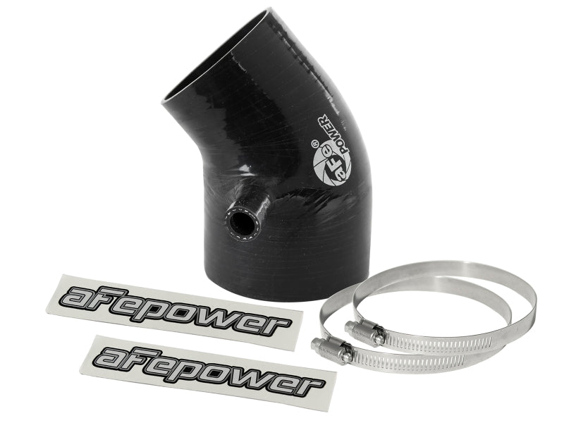 afe Magnum FORCE Intake Coupling Kit (3-1/4 IN ID to 2-13/16 IN ID x 40 Deg.) Black Elbow Coupler - Universal