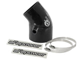 afe Magnum FORCE Intake Coupling Kit (3-1/4 IN ID to 2-13/16 IN ID x 40 Deg.) Black Elbow Coupler - Universal