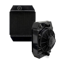 Load image into Gallery viewer, Mishimoto Universal Drag Race Performance Aluminum Radiator - Black