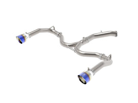 aFe Takeda 3in to 2.5in SS Axle-Back Exhaust System w/ Blue Flame Tips - Kia Forte GT 1.6T 2020-2021
