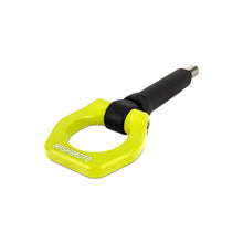 Load image into Gallery viewer, Mishimoto Neon Yellow Front Tow Hook - Subaru WRX / STi 2002-2007