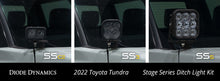 Load image into Gallery viewer, Diode Dynamics Stage Series SS5 Pro Yellow Combo Backlit Ditch Light Kit - Toyota Tundra 2022-2026