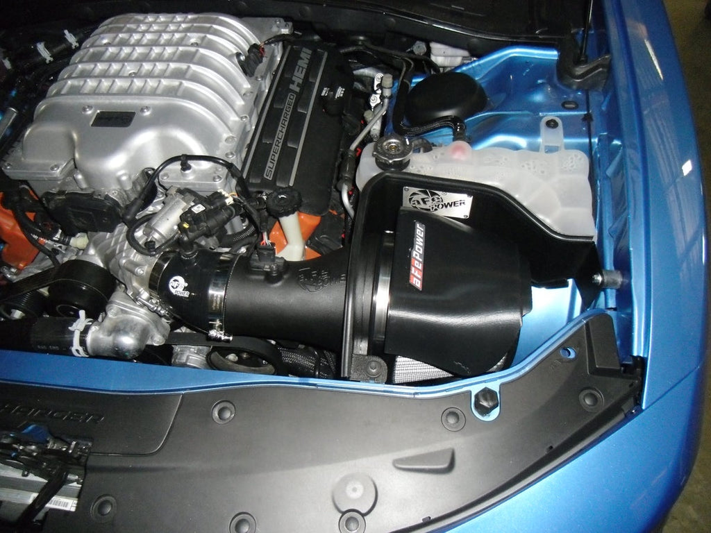 aFe MagnumFORCE Black Intake Rain Shield - Dodge Challenger & Charger SRT Hellcat 2015-2021