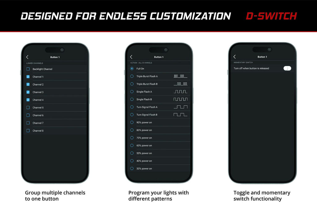 Diode Dynamic D-Switch 8-Channel Switch Panel - Universal Fitment