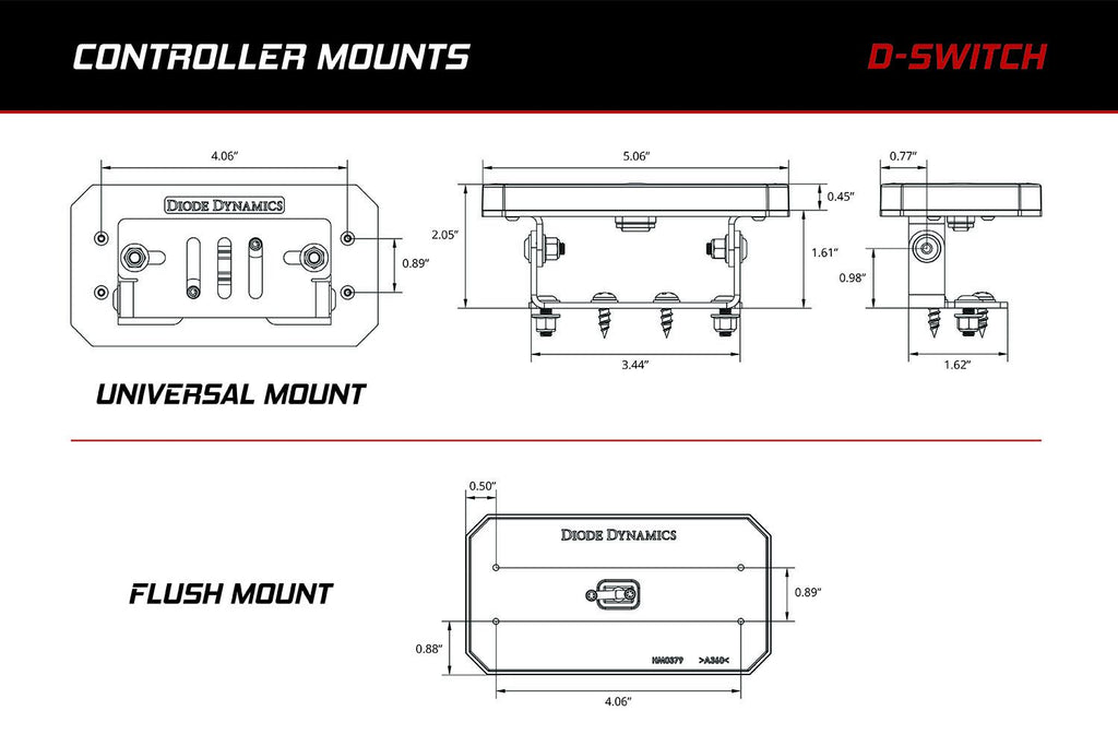 Diode Dynamic D-Switch 8-Channel Switch Panel - Universal Fitment