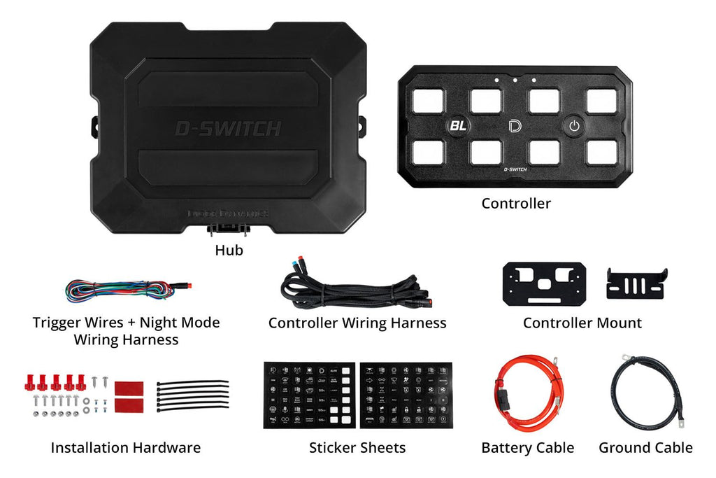 Diode Dynamic D-Switch 8-Channel Switch Panel - Universal Fitment
