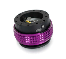 Load image into Gallery viewer, NRG Quick Release Kit - Pyramid Edition - Black Body / Purple Pyramid Ring