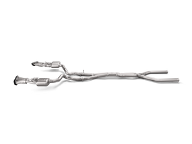 Akrapovic Titanium Evolution Line Exhaust & Link Pipe w/ Matte Carbon Fiber Tips - Mercedes Benz E63 (W213) 2018-2019