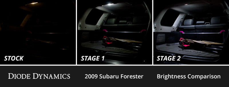 Diode Dynamics Stage 1 Interior LED Conversion Kit - Subaru Forester 2009-2013