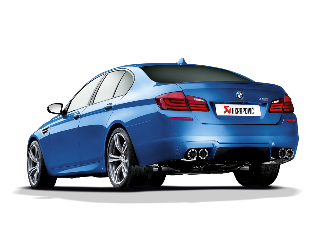 Akrapovic Titanium Evolution Line Cat Back w/ Carbon Tips - BMW M5 (F10) 2013-2016