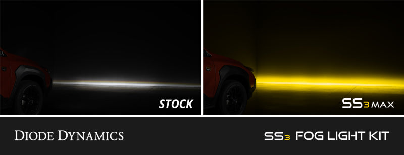 Diode Dynamics SS3 LED Fog Yellow SAE Max Fog Light Kit - Multiple Fitments