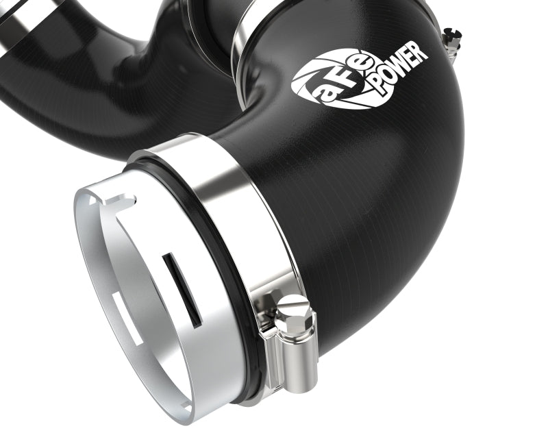 aFe BladeRunner 2-3/4 IN Aluminum Cold Charge Pipe Black - Kia Stinger 2.5T 2022-2023