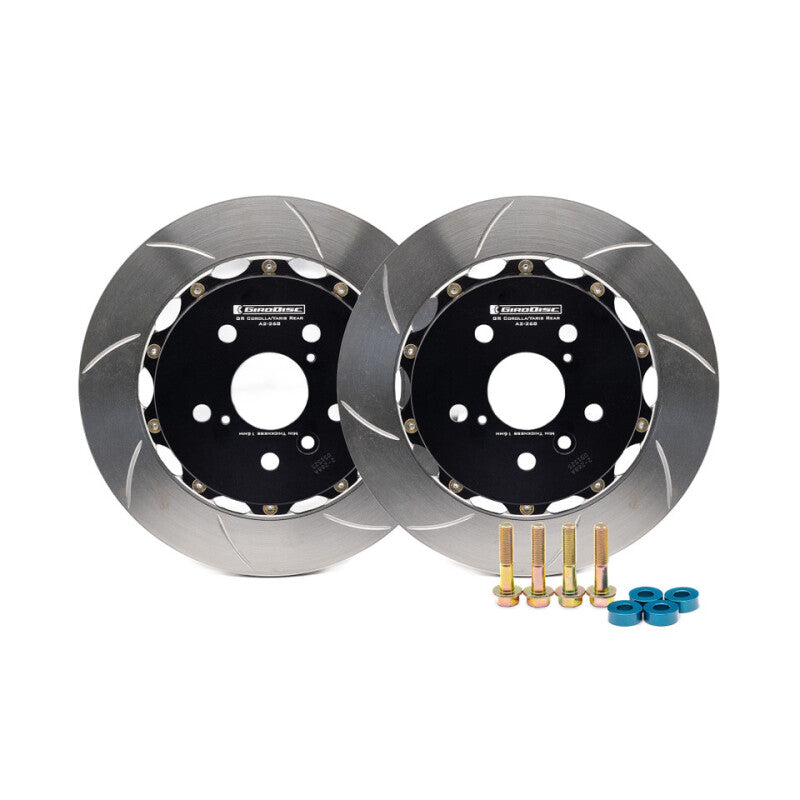 GiroDisc Slotted 316mm Rear Rotors - Toyota GR Corolla 2023+