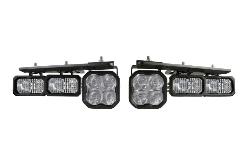 Diode Dynamics Stage Series Yellow Sport Fog Pocket Kit - Ford Bronco 2021-2025