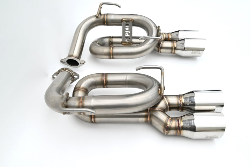 Invidia Twin Loop 3.5" Single Layer SS Tip Axleback Exhaust - Subaru WRX (VB) 2022+