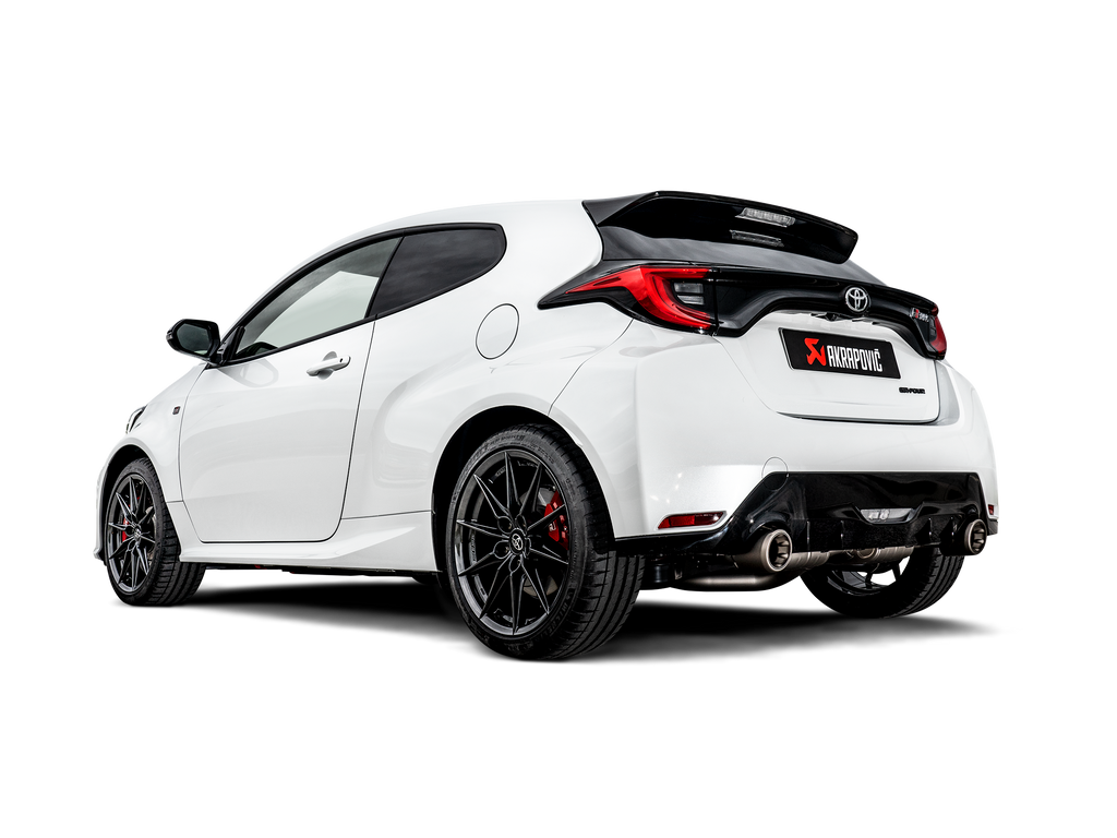 Akrapovic Titanium Slip-On Race Line Exhaust - Toyota GR Yaris 2021-2023