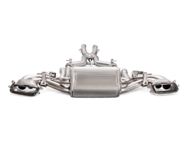 Akrapovic Titanium Evolution Line Cat Back Exhaust w/ Carbon Fiber Tips - Mercedes Benz AMG GT / GT S / GT C (C190) 2016-2018