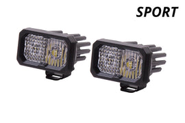 Diode Dynamics C2 1.0 SAE/DOT White Fog Sport ABL LED Pod (Pair) - Universal