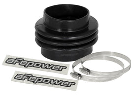 afe Magnum FORCE Intake Coupling Kit (3-1/2 IN ID to 4 IN ID x3-1/2 IN L) Black Straight Bellow - Universal