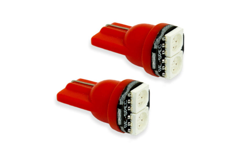 Diode Dynamics 194 LED Bulb SMD2 LED [Red; Pair] - Universal