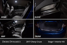 Load image into Gallery viewer, Diode Dynamics Stage 1 Interior LED Conversion Kit - Chevrolet Cruze 2011-2015