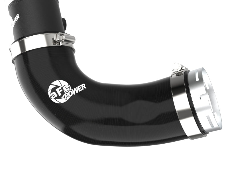 aFe BladeRunner 2-1/2 IN Aluminum Hot Charge Pipe Black - Kia Stinger 2.5T 2022-2023