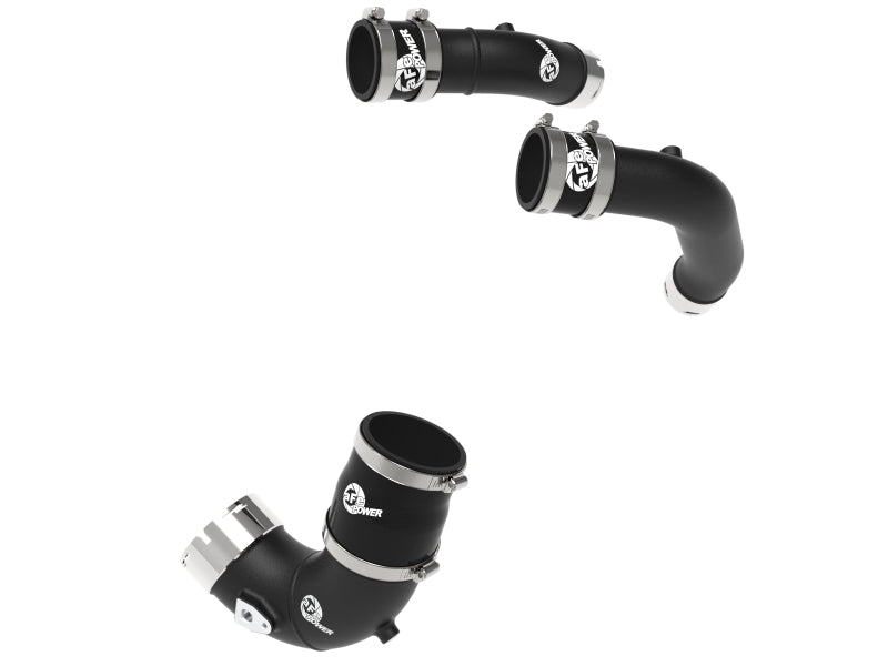 aFe BladeRunner 2.25" & 3" Black Hot & Cold Charge Pipe Kit - Jeep Grand Wagoneer 2022-2025 / RAM 1500 RHO 3.0T 2025-2027