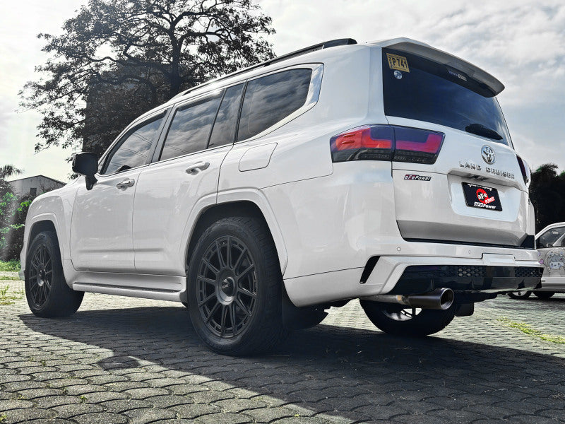 aFe Vulcan Series 3" Stainless Steel Exhaust System w/ Black Tip - Toyota Land Cruiser 3.3L TD (J300) 2022-2026