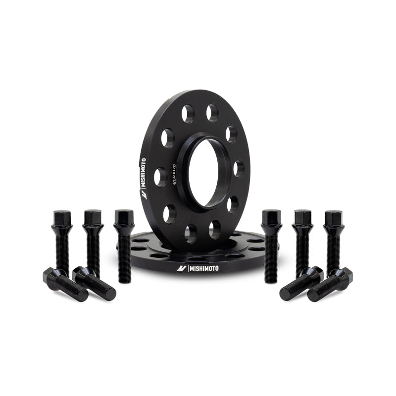 Mishimoto Black 12mm Wheel Spacers [5x120 - 72.6 - M14] - BMW Fitments