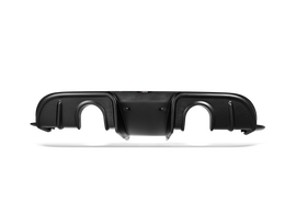 Akrapovic Matte Carbon Fiber Rear Diffuser - Porsche 718 Cayman GT4 RS 2022+