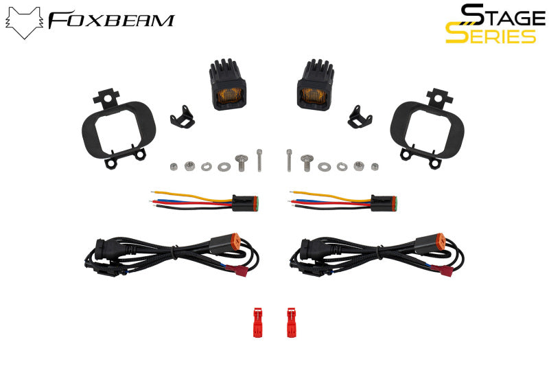 Diode Dynamics SSC1 White SAE LED Fog Light Kit - Nissan Armada 2021-2024