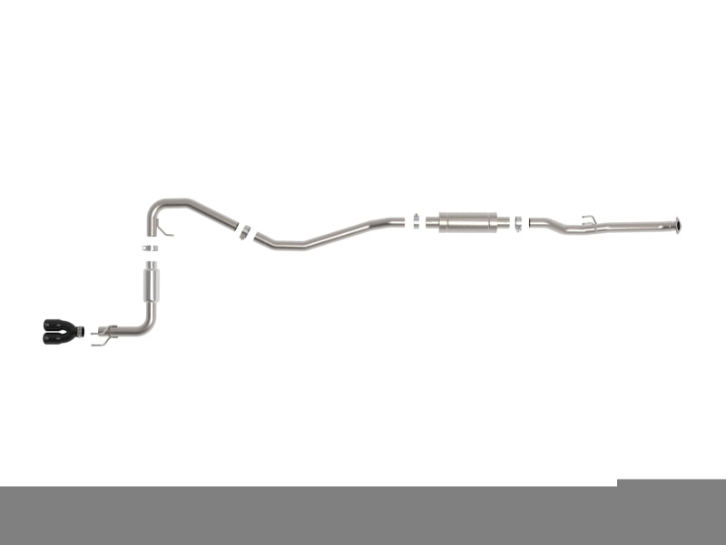 aFe POWER Takeda 2.5in 304 SS Catback Exhaust w/ Black Tips - Honda Civic Sport 2.0L 2022-2025